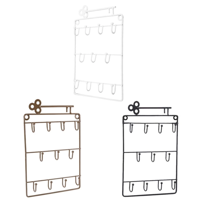 

Wall Mounted 11 for KEY Holder Rack Pocket for Entryway Kitchen Home O