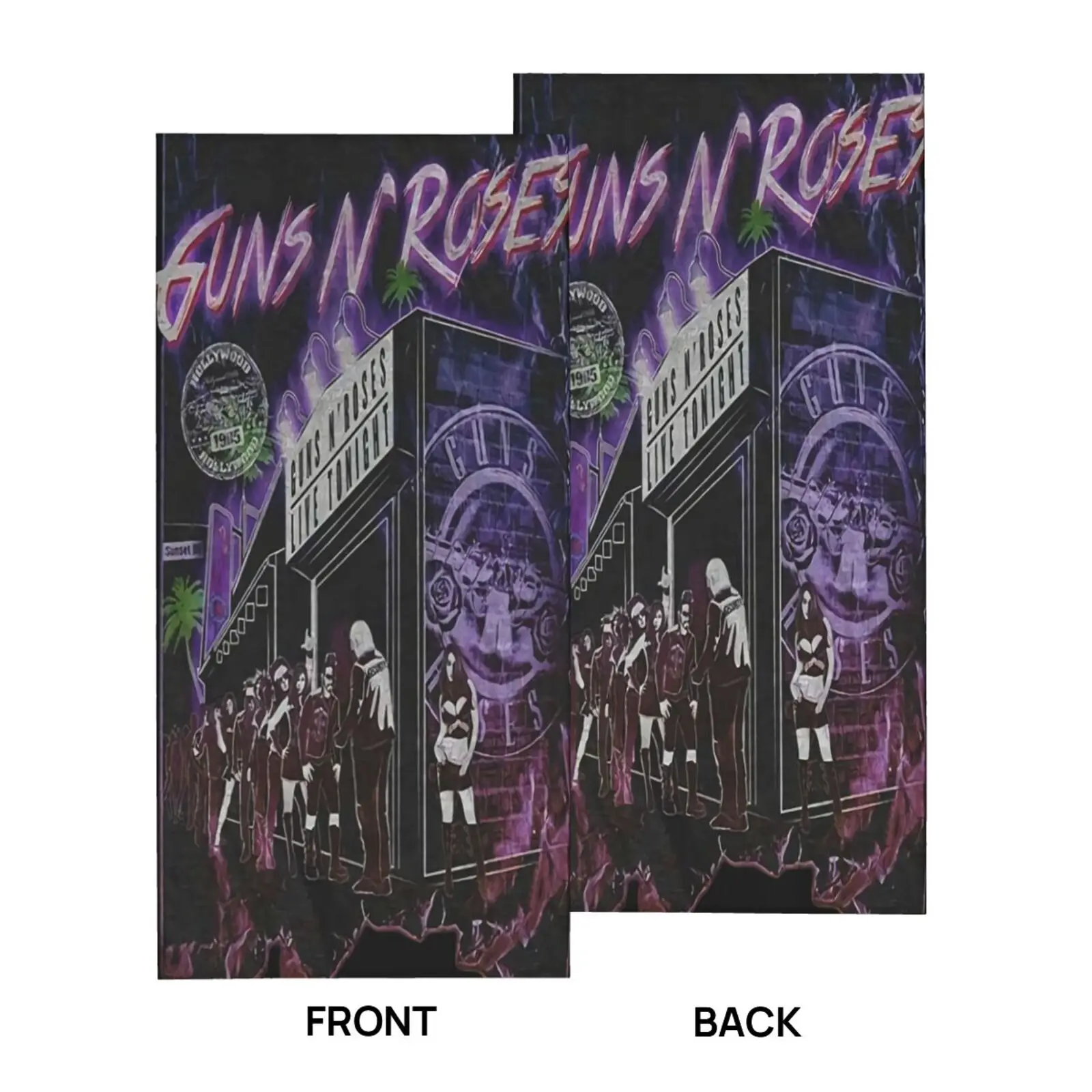 Официальная Мужская камуфляжная маска-Балаклава GunsN Roses Sunset 5 7 см |