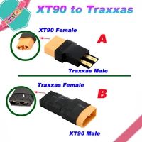 1pcs xt90 to traxxas female male connectors banana plug rc lipo battery control parts diy adapter