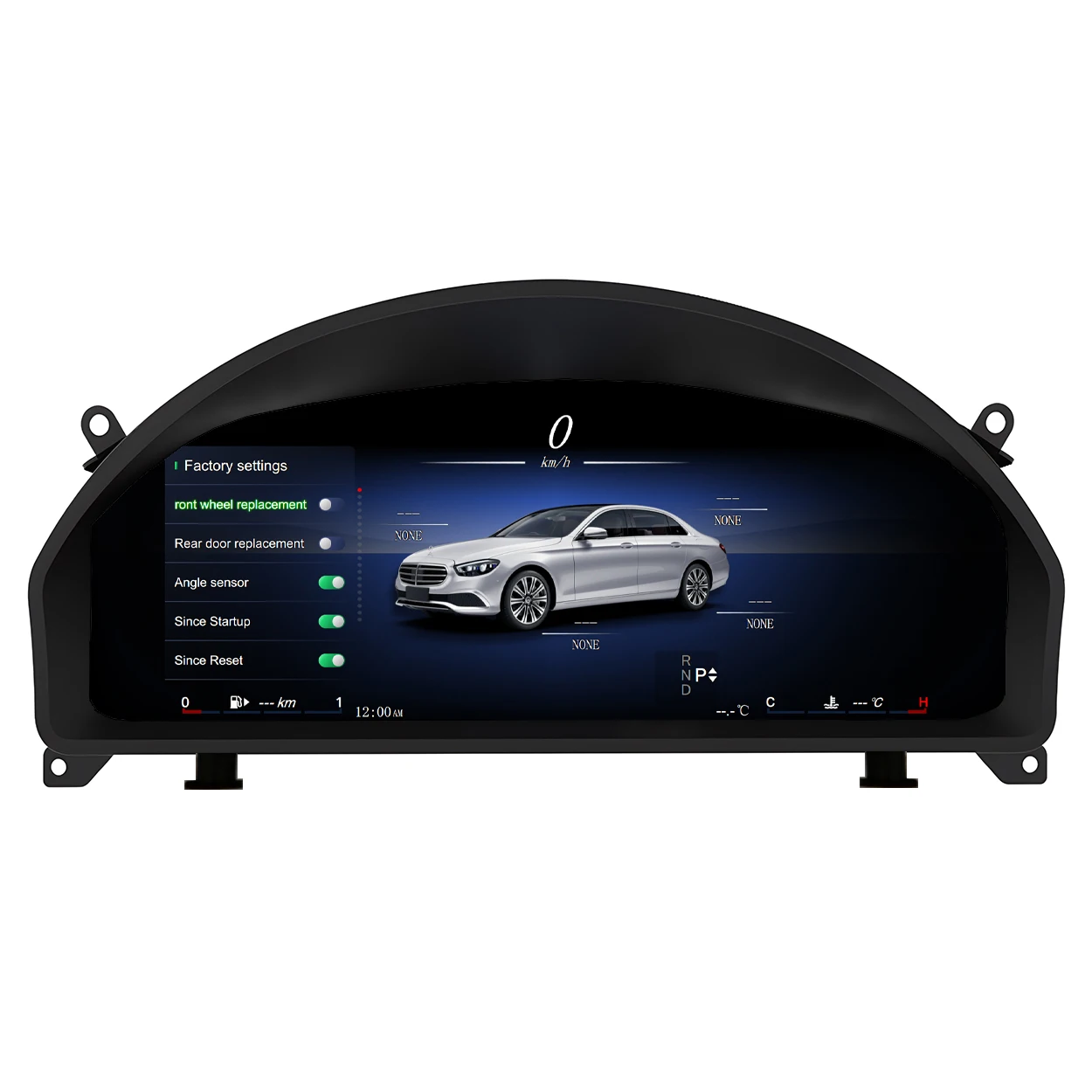 Фото 12,3-дюймовый цифровой приборный щиток LCD для Mercedes Benz GLK-Class X204 2010-2015, панель с одометром, спидометром и приборной панелью №3