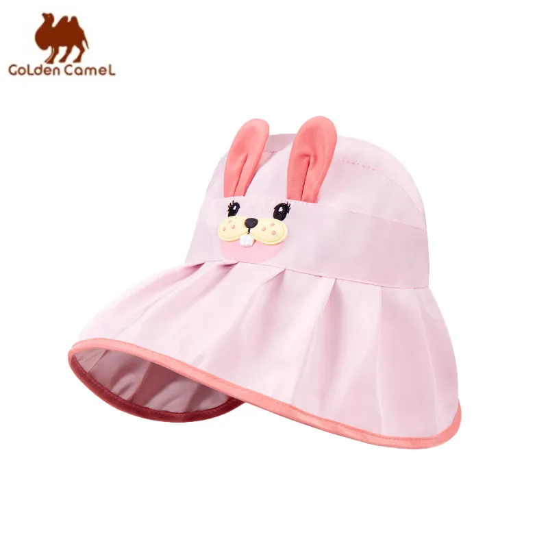 

GOLDEN CAMEL Children's Fisherman Hat Sun Hat Baby Child Fun Cartoon Breathable Anti-ultraviolet Boys and Girls Caps Summer New