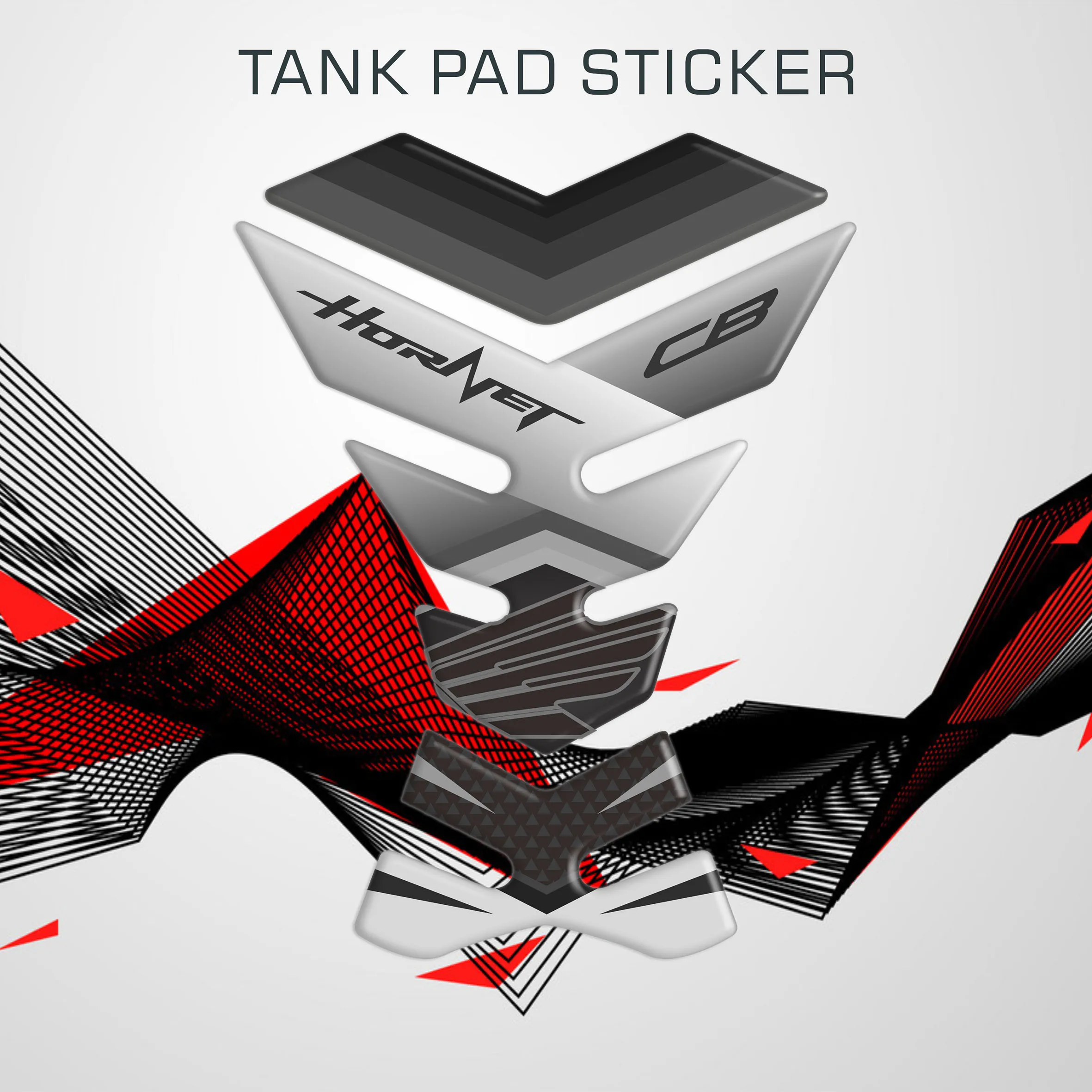 

FOR TRANSALP 600 650 XL650V XL750 Motorcycle Tank Pad Protector 3D Gel Sticker Decal