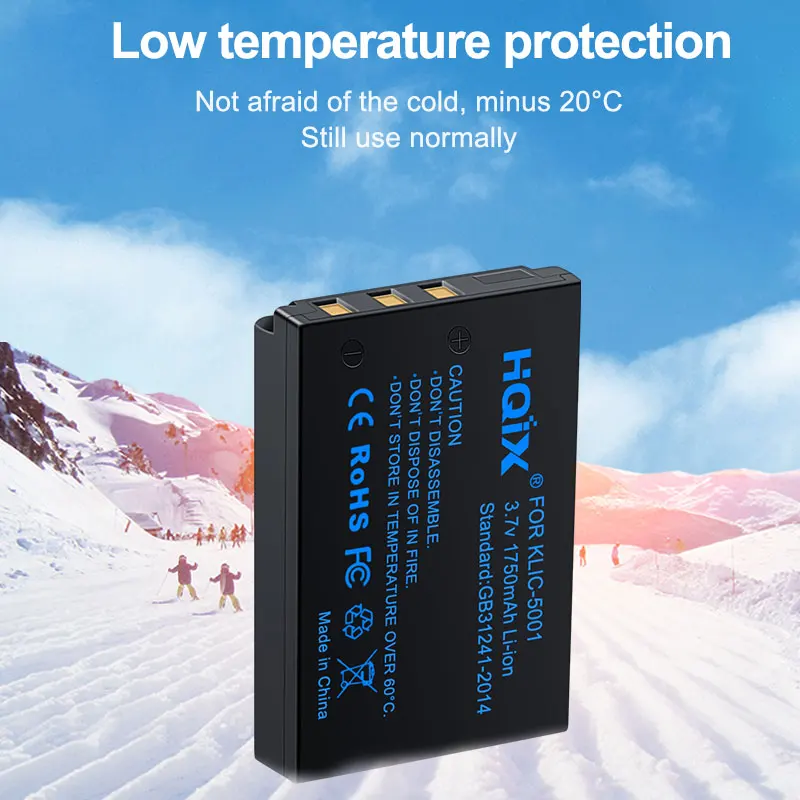 Аккумулятор HQIX для Kodak EasyShare P712 Z730 Z760 Z7590 DX649 P850 P880 DX6490 DX7590 DX7630 DX7440