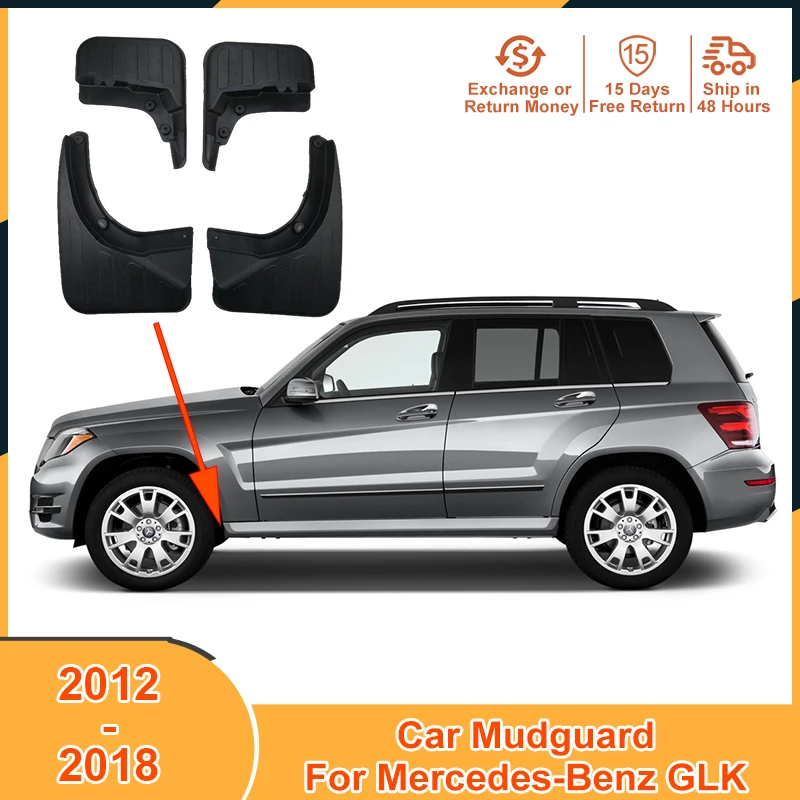 

Auto Mudguard for Mercedes-Benz GLK 2012 2013 2014 2015 2016 2017 2018 Car Mudflaps Protector Mud Flaps Splash Guards Fender