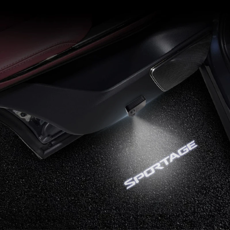 

Светодиодный светильник для Sportage Stonic Rio Logo GT Line, светильник для двери автомобиля, лазерный проектор, приветственная лампа