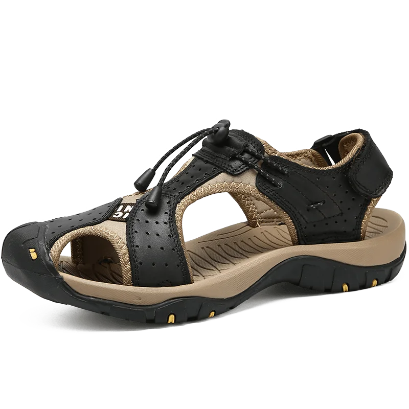 Men's Shoes Summer New Large Men's Shoes Men's Sandals Fashion Sandals Large Size Slippers Outdoor Beach Shoes 38-47