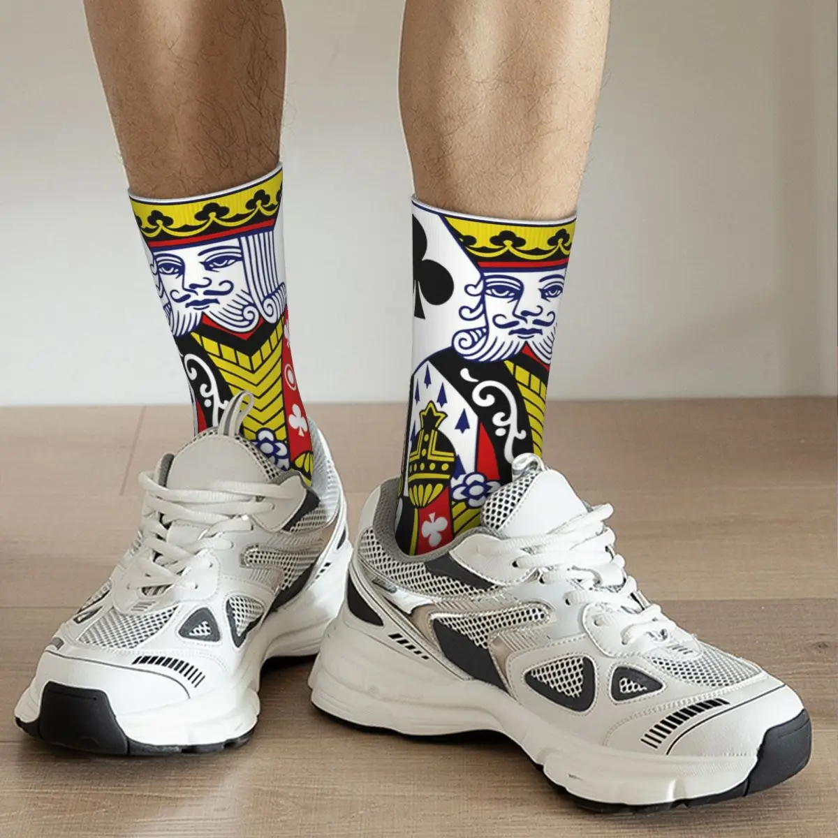 King Of Clubs Playing Card Adult Socks,Unisex socks,men Socks women Socks