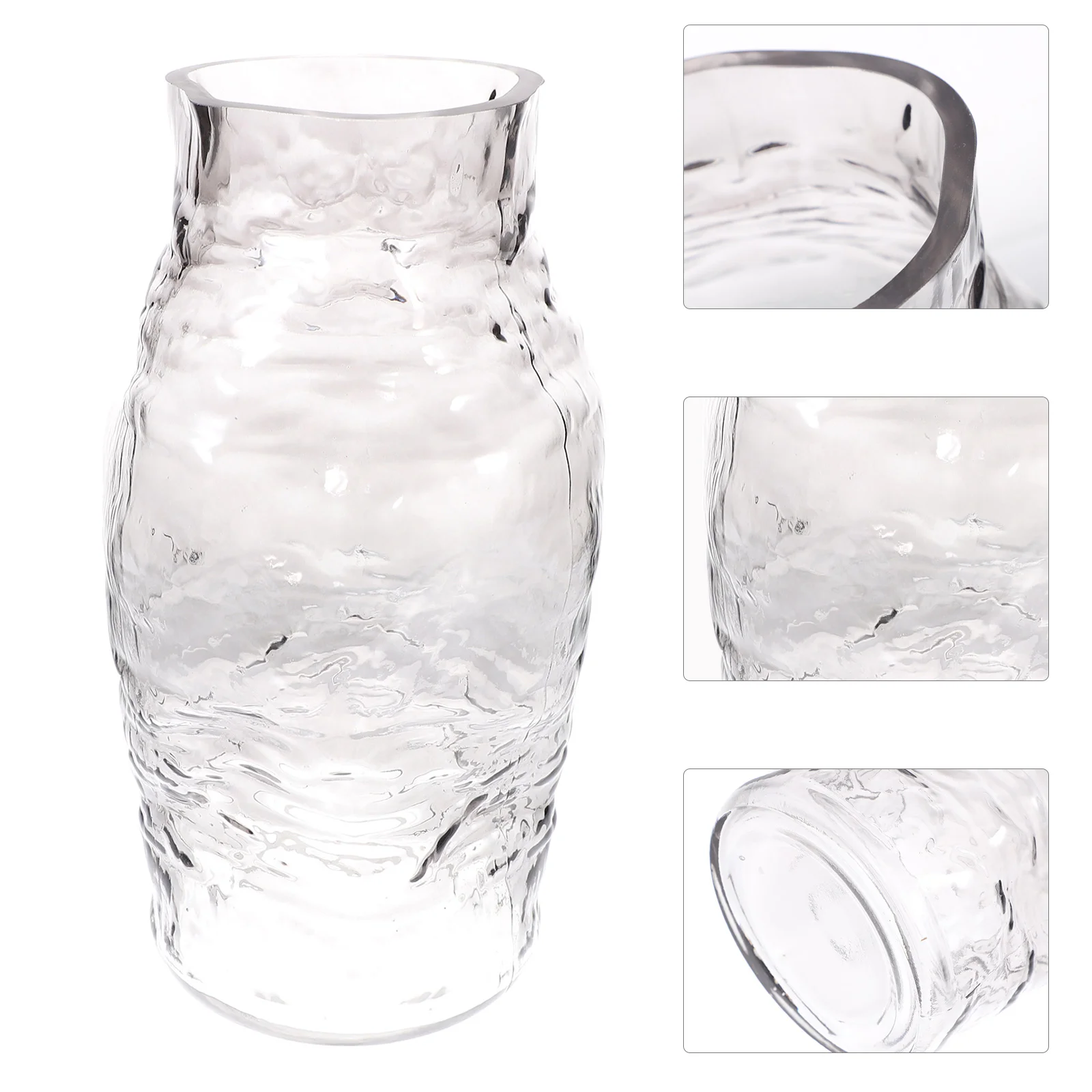 

Vase Glass Flower Vases Hydroponic Clear Decorative Centerpiece Bud Transparent Farmhouse Modern Container Containers