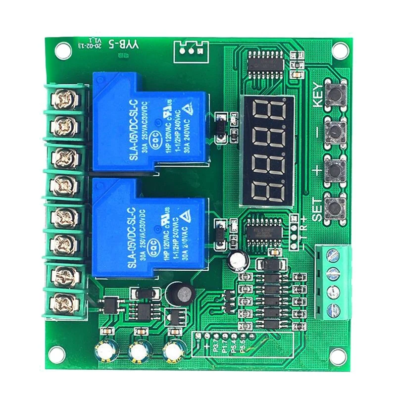 

AC DC Motor Forward Reverse Module 12V24V Circuit Board Solenoid Valve Pump Controller