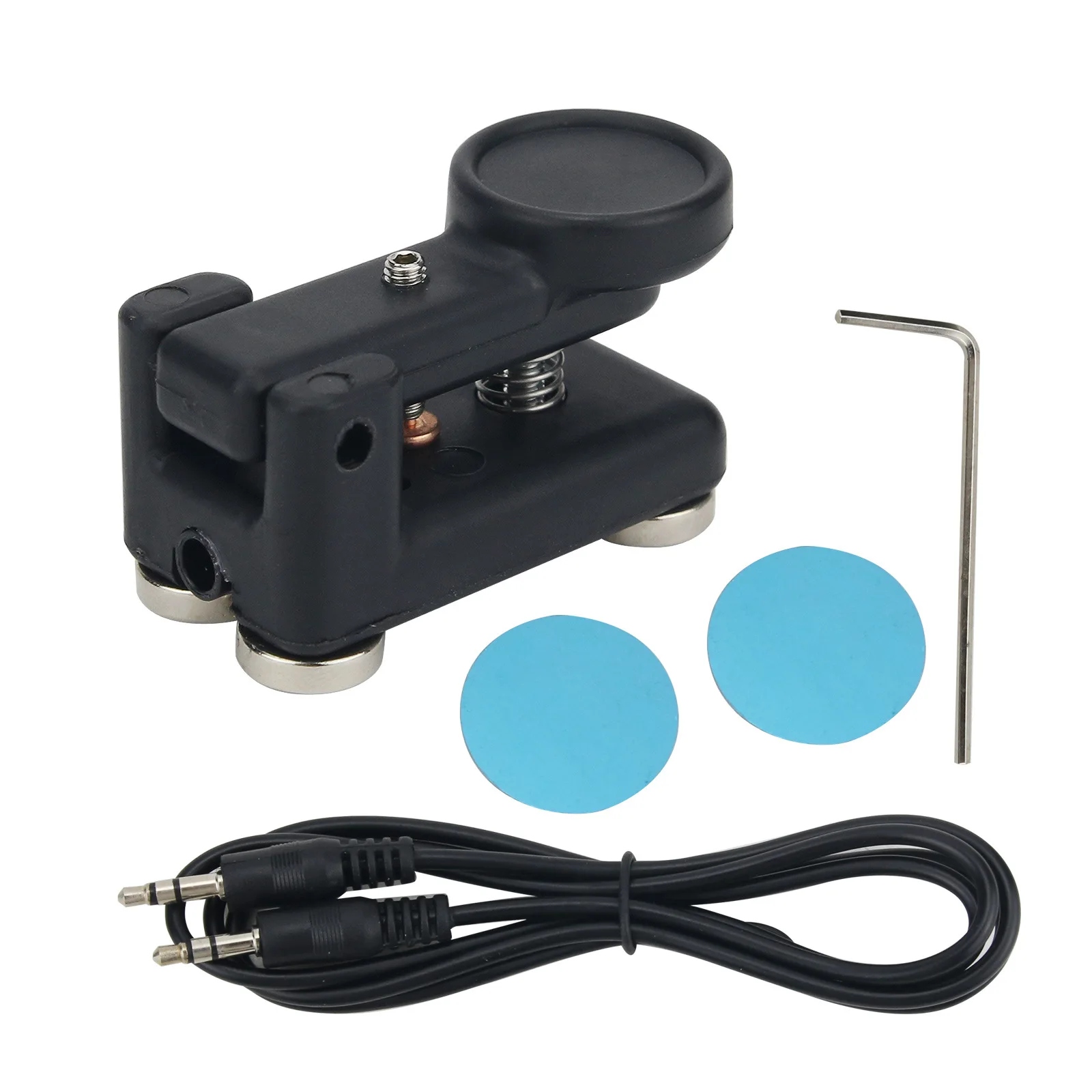 

QU-4525 Ultra-portable CW manual key base magnetic adsorption Morse code