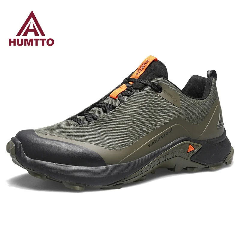 HUMTTO Hiking Shoes Outdoor Mens Trekking Sneakers Breathable Man Climbing Boots Luxury Designer Waterproof Sports Shoes for Men