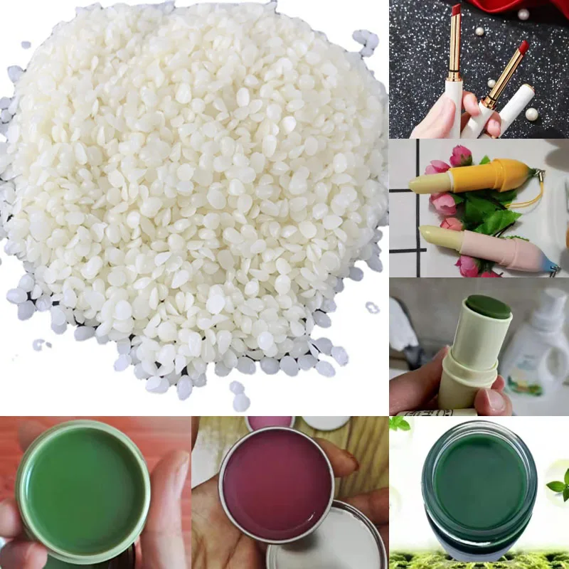 

1KG White Beeswax Granules Handmade DIY Lipstick Scented Candle Raw Material Furniture Glazing Sealing Wax Supplies