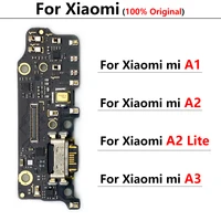 100 original new replacement parts for xiaomi mi a1 a2 lite a3 charger dock usb charging port plug board flex cable