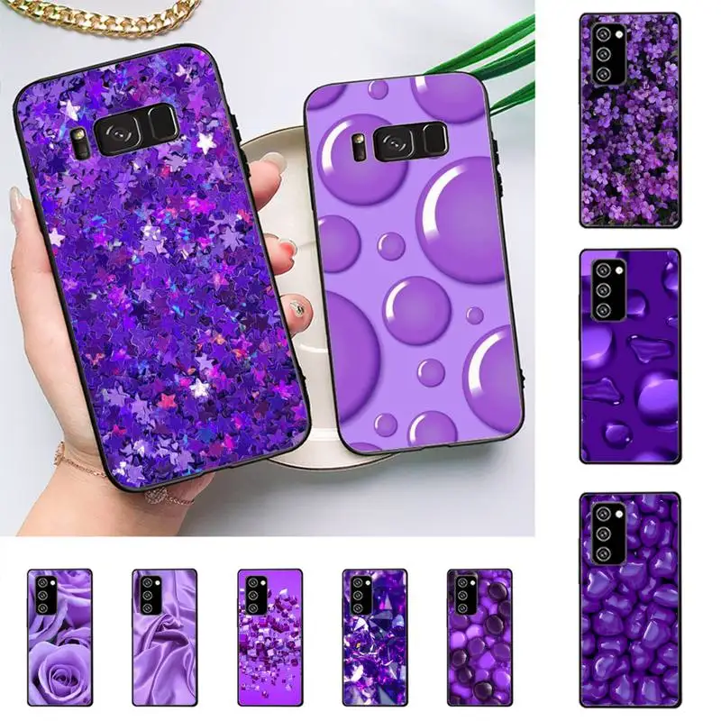 

RuiCaiCa purple aesthetic Phone Case For Samsung Galaxy Note 10Pro Note 20ultra cover for note20 note 10lite M30S Back Coque