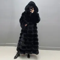 Flash Sale Coats Woman Winter 2022 Canada Fur Mink Fur Thick Winter High Street Other Slim Real Fur Woman Coat