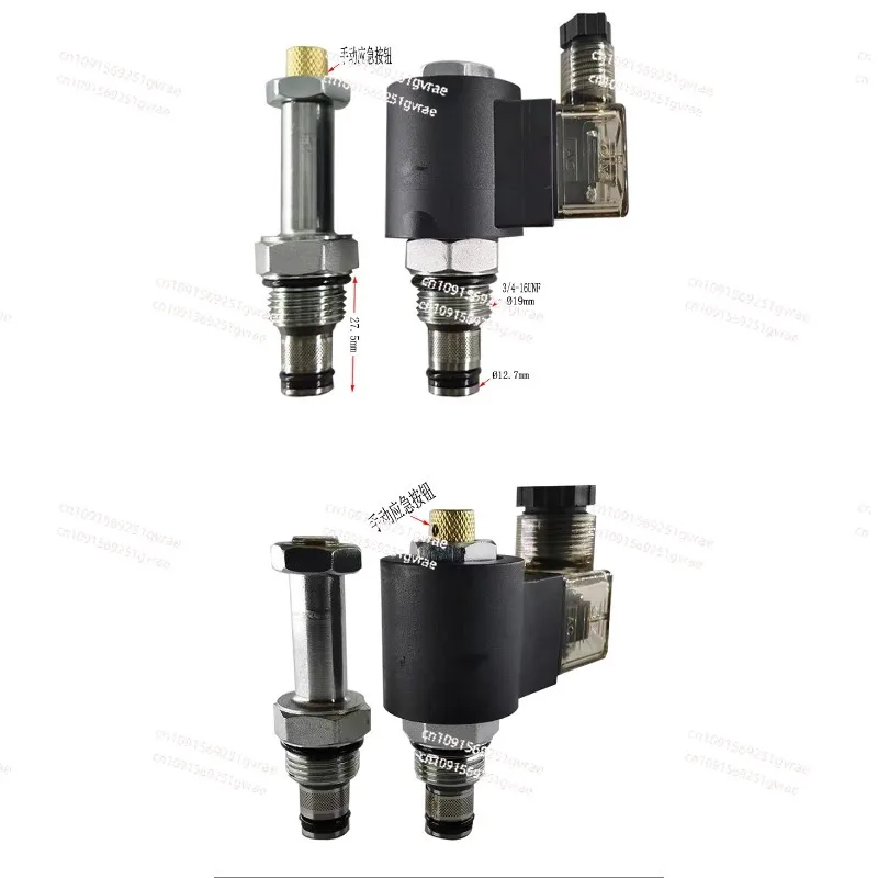 Válvula Solenoide de SV-08-2NCP plataforma elevación unidad potencia accesorios estación hidráulica válvula carga