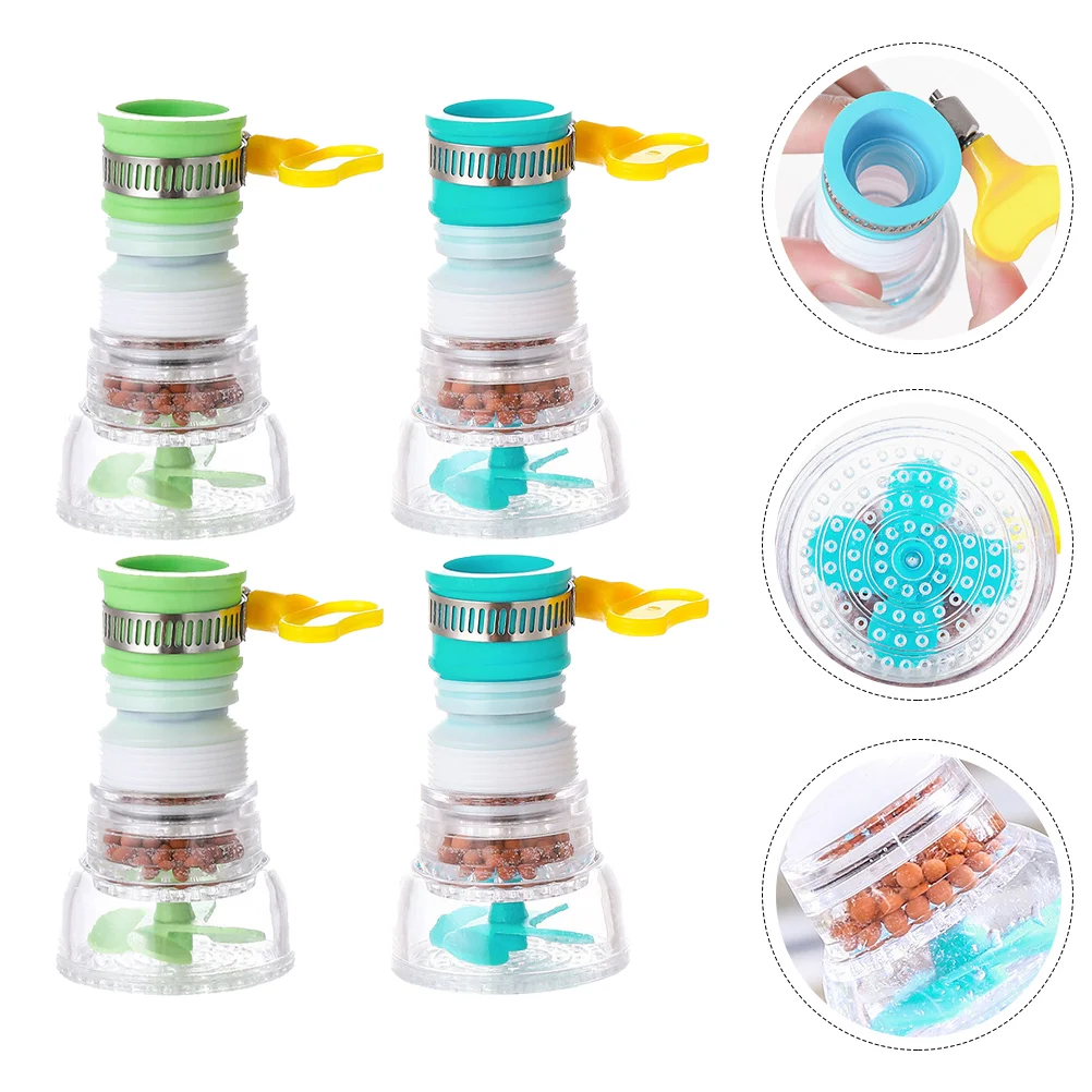 

4Pcs Tap Extenders Sprayers Filter Nozzles Nozzles for Shower Room Kitchen Home Bathroom