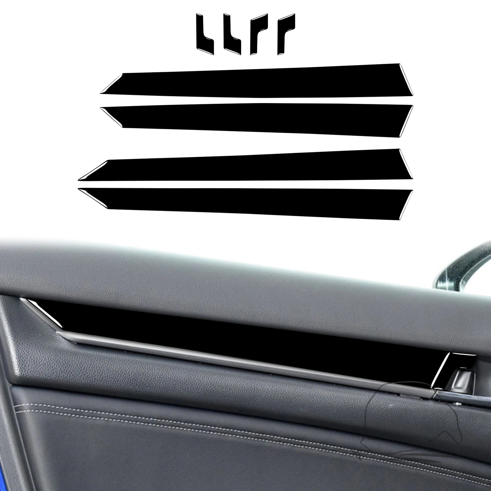 

Для Honda Accord 2018 2019 2020 2021 отделка двери полоса декоративная крышка отделка Наклейка Автомобильные аксессуары ABS