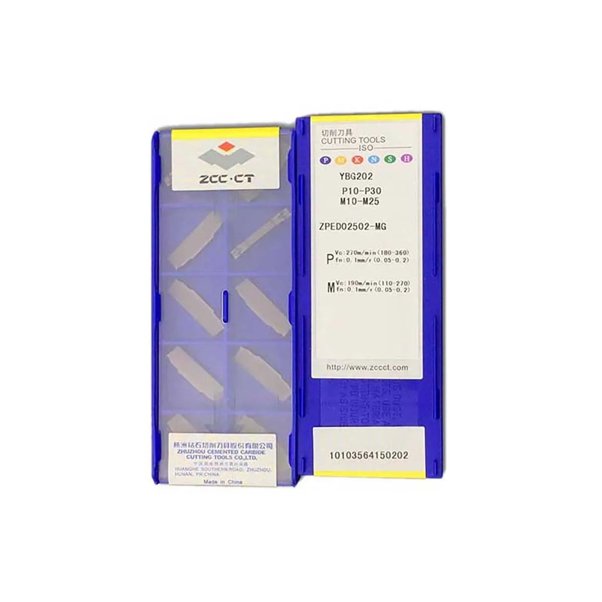 

ZCC CT 100% Original ZPED ZPED025 ZPED02502 MG YBG302 ZPED02502 MG YBG202 CNC Holder Grooving Tool Carbide Inserts