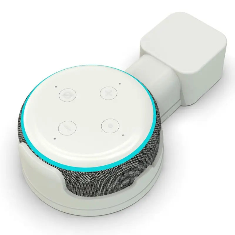 

Kitchen Bathroom Bedroom Outlet Wall Mount Stand Holder Bracket For Amazon Echo Dot 3rd Generation