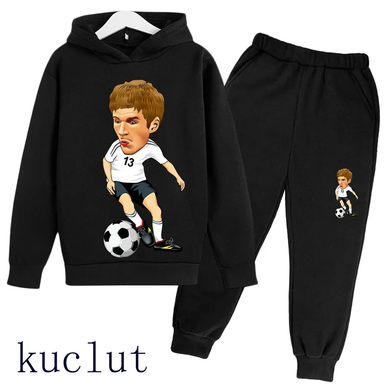 

3Football KUCLUT Autumn/Winter Fashion Outdoor Children's 3-15 Year Old Sports and Leisure Daily Outdoor Children's Set 100-160