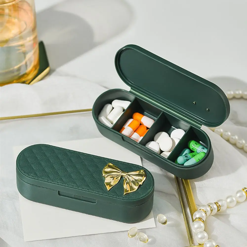 

Portable Plastic Holder Empty Travel Adult Child Medicine Organizer Pill Storage Box Pill Case Sealed Tablet Box