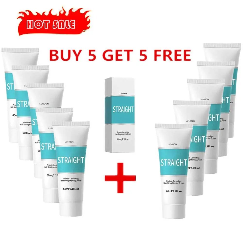 

60ml Keratin Protein Correcting Hair Straightening Moisture Cream Replenish Easily And Not Hurt Hair Soften Nutrition Hair