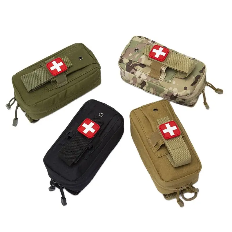 

Tactical Medical Pouch Molle EMT Pouch Single-Handed Operation Medical First Aid Bag Outdoor Survival Supplies with Tourniquets