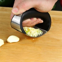 stainless steel garlic press household manual garlic grinder o type ginger garlic tools kitchen accessories fruit vegetable tool