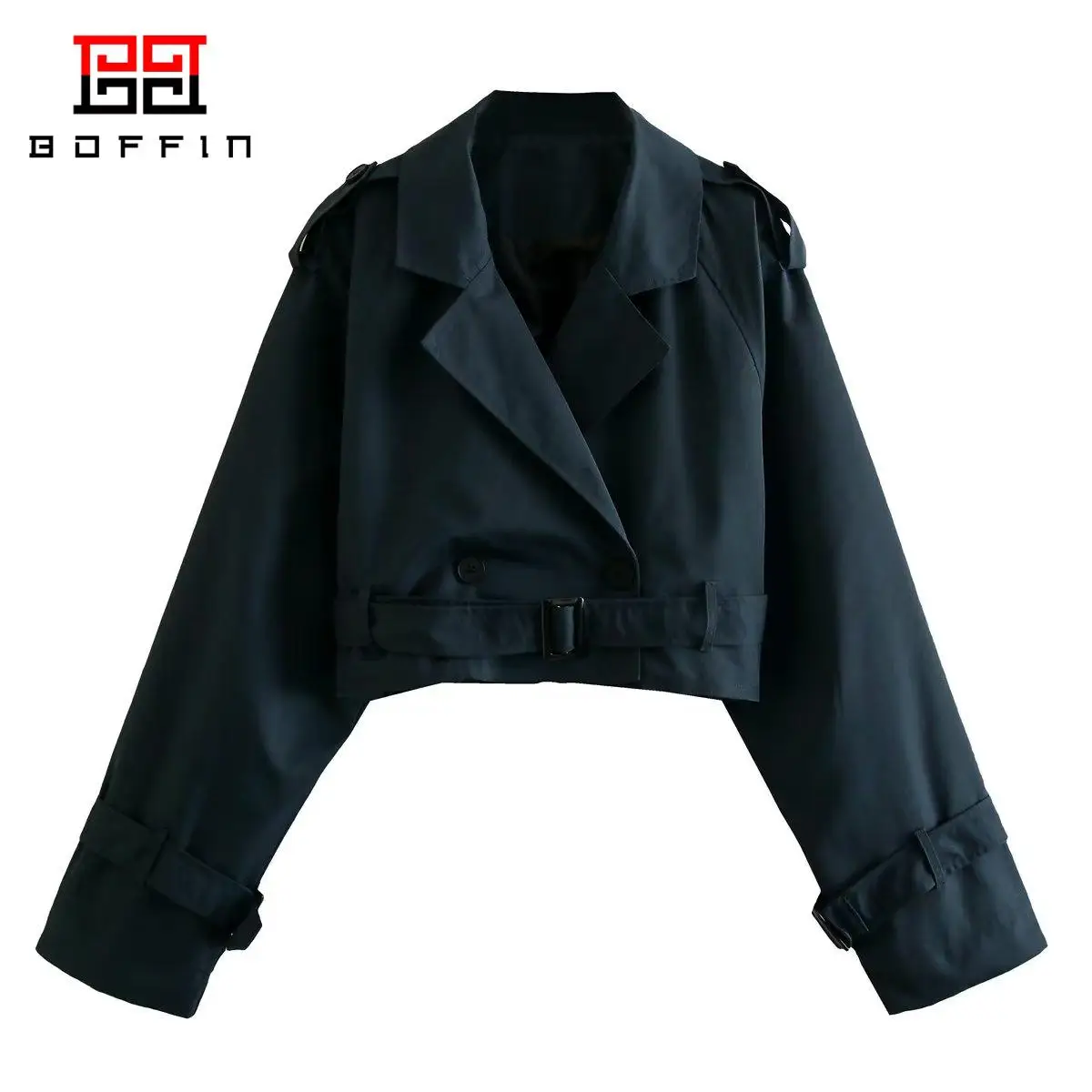 

Женские повседневные пальто, новинка 2023, куртка с длинным рукавом, уличный топ в мото стиле, Женская свободная короткая зимняя куртка