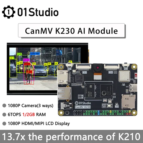 01Studio CanMV K230 AI Развивательная плата