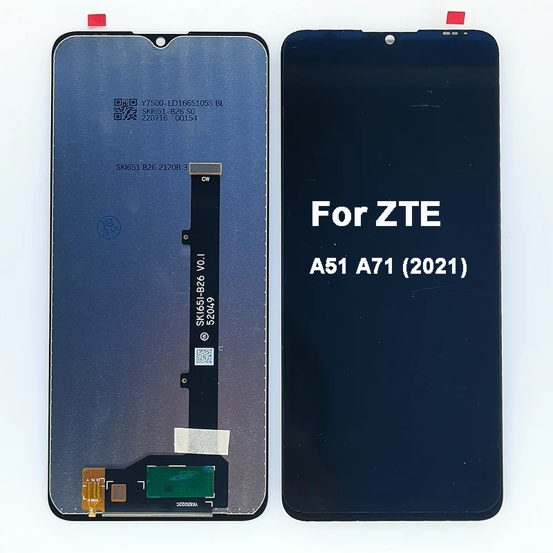 

100% Оригинальный ЖК-дисплей для ZTE Blade A51 сенсорный экран дигитайзер в сборе для ZTE Blade A71 A7030 2021 сменный ЖК-дисплей