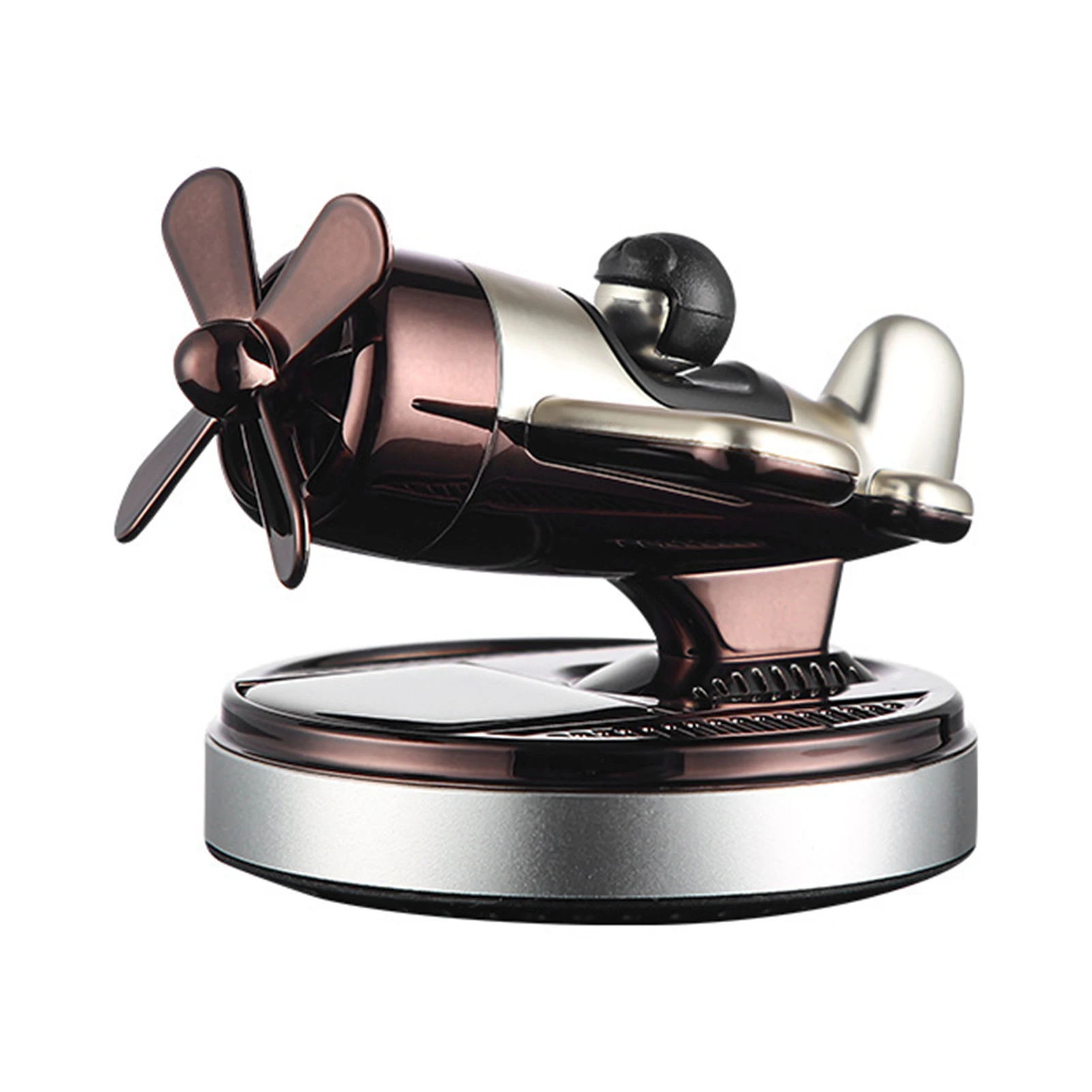 

Solar Car Air Fresheners Solar Energy Rotating Helicopter Design Aromatherapy Diffuser Desk Ornaments For Car Office Home Xmas