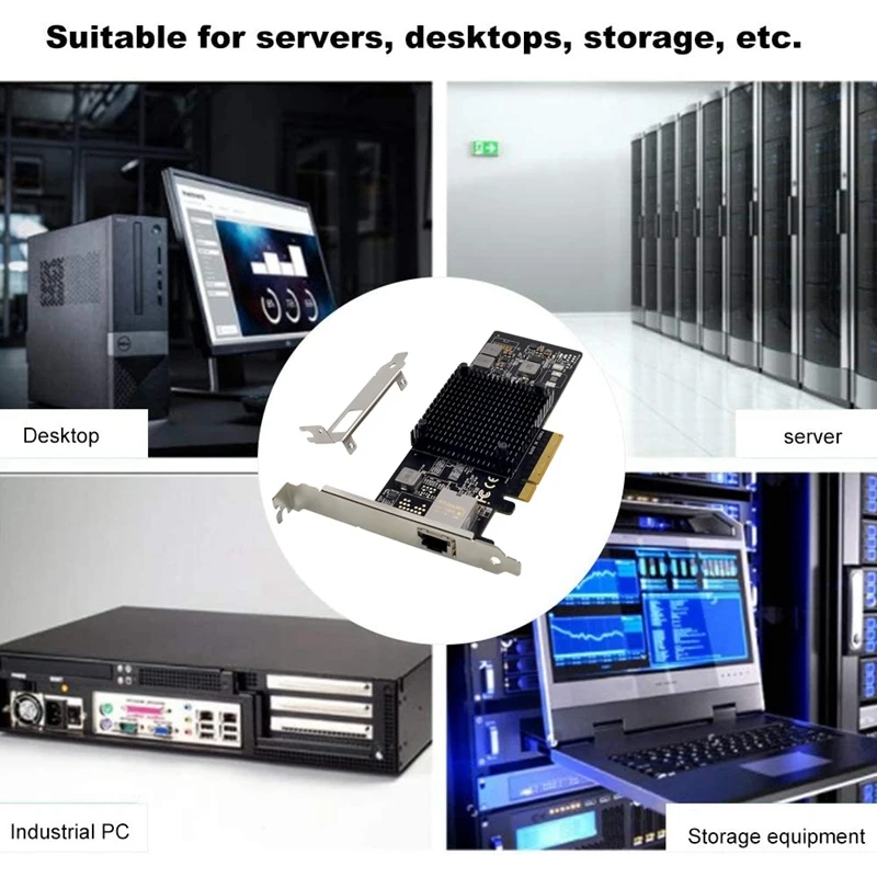 

1 компл. Серверная сетевая карта PCI-E X8 X550 10G один порт RJ45 10Gbe X550-T1 RJ45X черные аксессуары с радиатором + короткой перегородкой