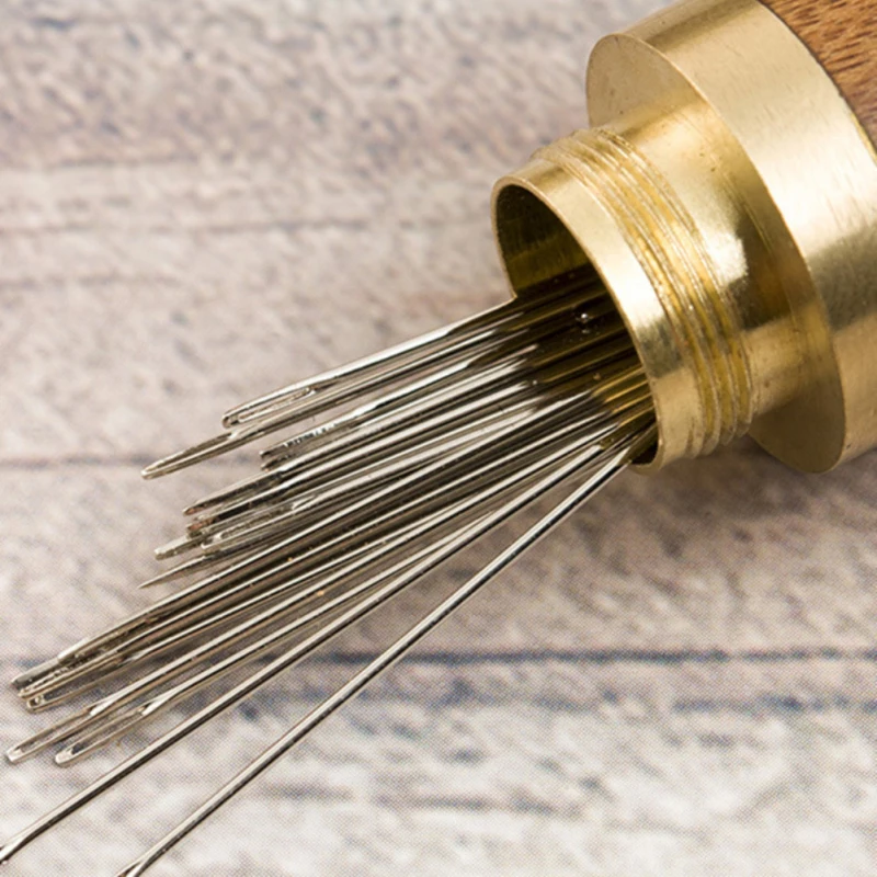 

Household Needle-free Needle For Sewing Clothes New Needle For The Blind Elderly Hand-sewing Needle Large Sandalwood Barrel