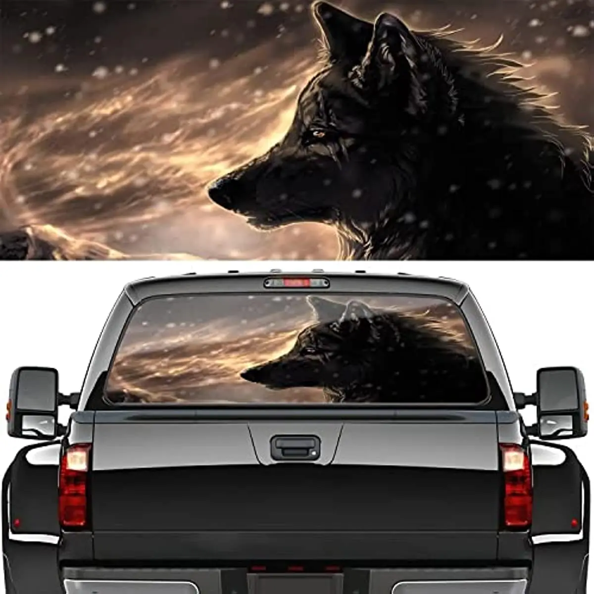 Наклейки на заднее стекло автомобиля перфорированная наклейка с изображением