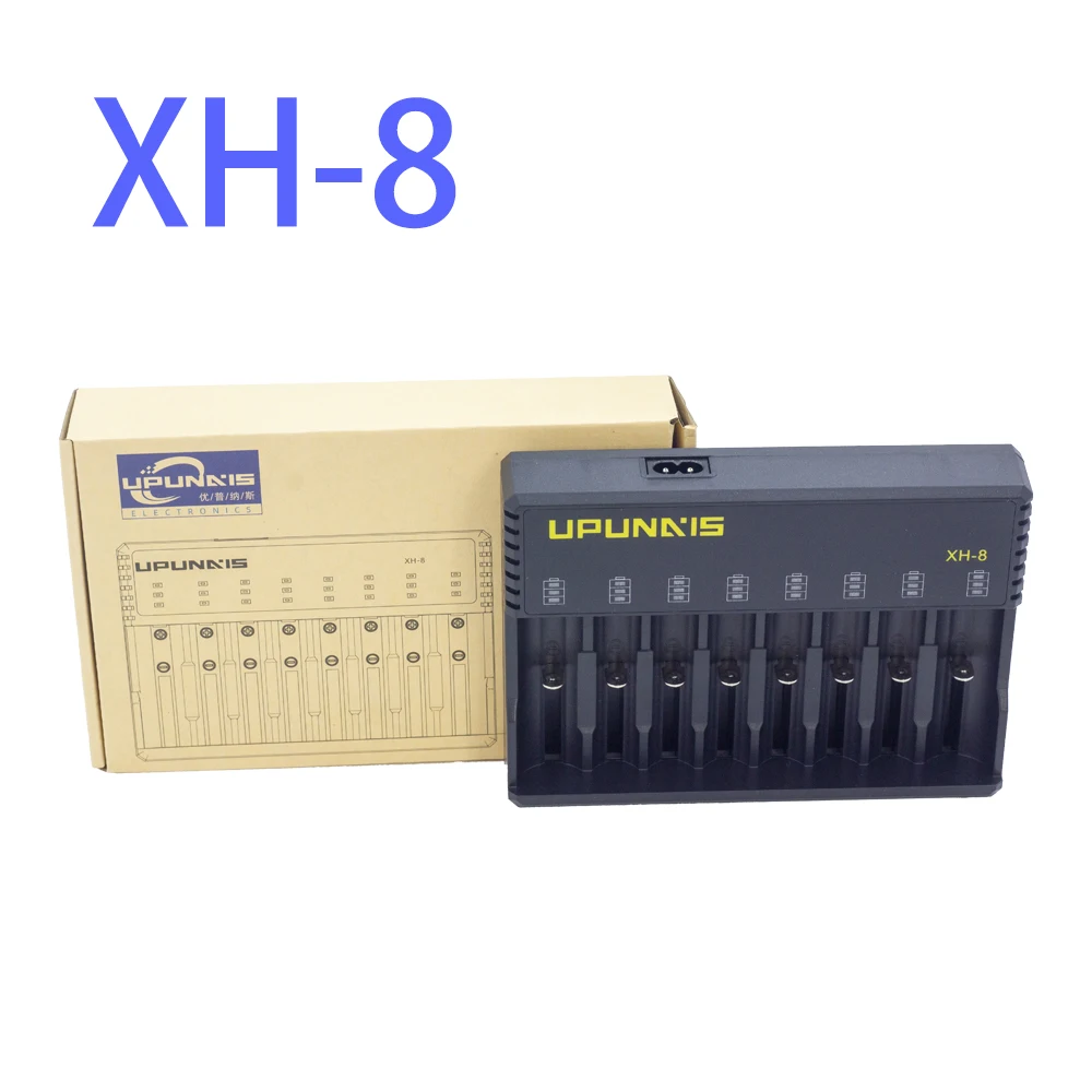 

XM-8 Lii-S8 Lii-PD4 Li-ion 3.7V NiMH 1.2V Li-FePO4 3.2V IMR 3.8V for 18650 26650 21700 26700 18350 AA AAA Battery Charger