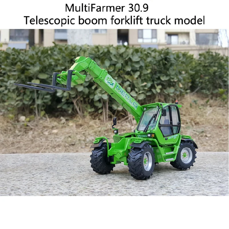 

ROS 1:32 Scale MERLO MULTIFARMER High-altitude Telescopic Arm Loader Alloy Forklift Model Collection Toys