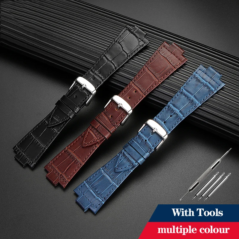 12mm New Genuine Leather Watchband For Tissot PRX Super Player T137.407 Series Stainless Steel Watch Band Sports Strap Bracelet