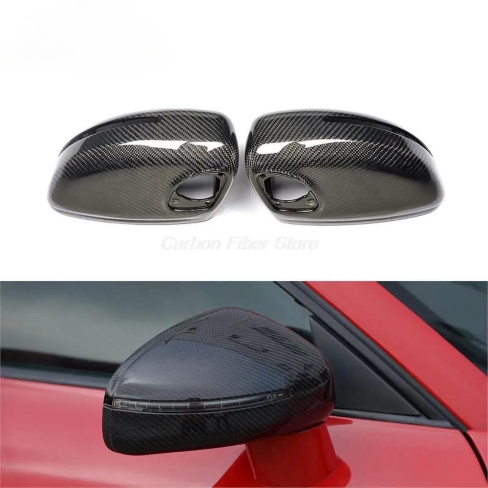 

Carbon Fiber Side Car Wing Mirror Cover for Audi R8 Spyder Convertible Door Rear View Cover