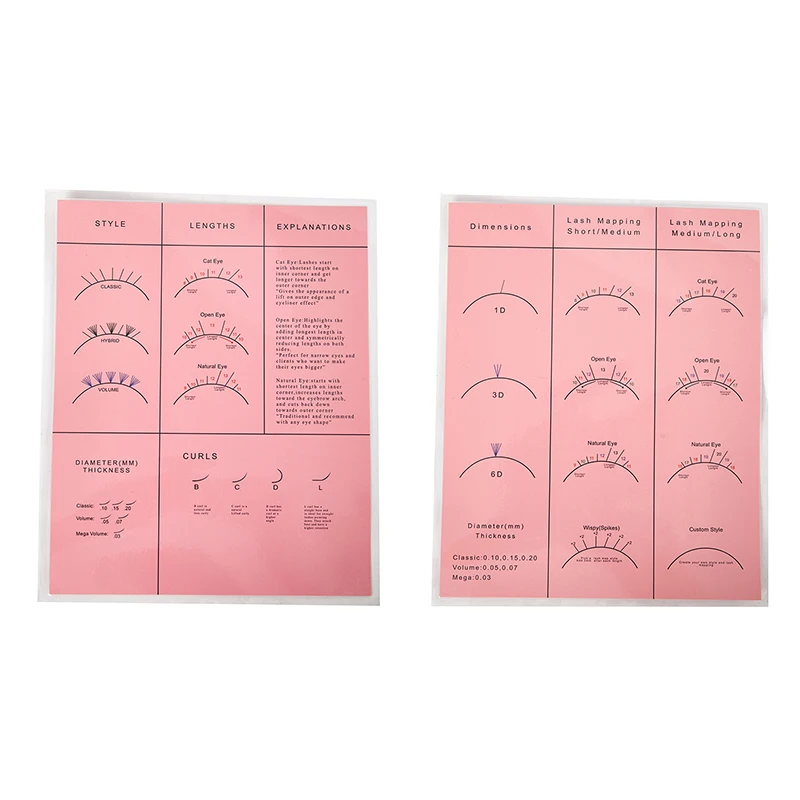 

Practice Chart Eye Lash Map For Eyelash Extension Reusable Lash Extension Practice Lash Mapping Lash False Eyelash Tool