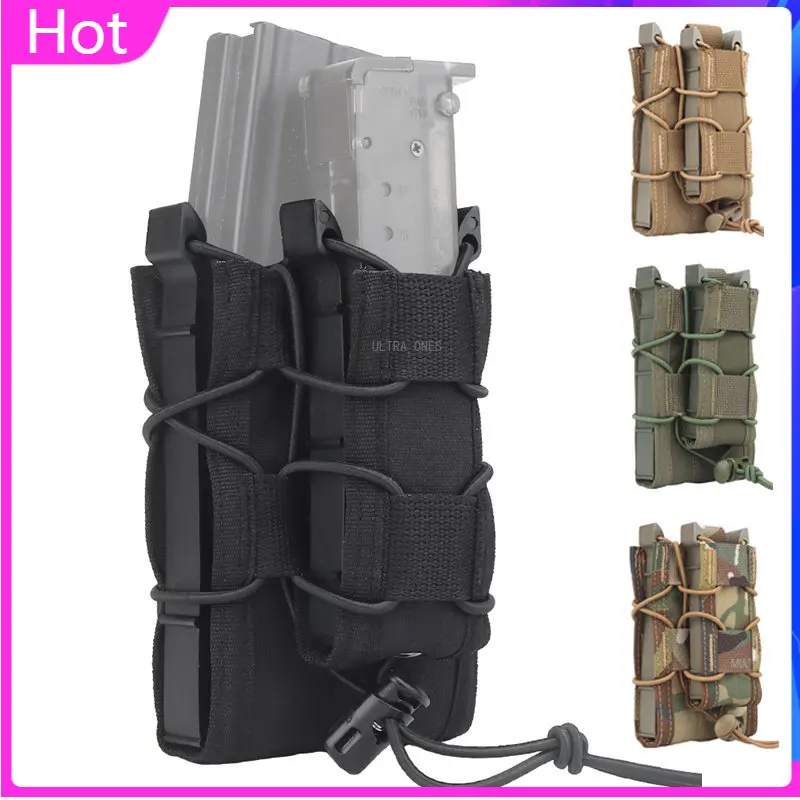 

5.56MM 9MM Magazine Pouches Hunting Combat Tactical Sports Lightweight Durable Mag Bag Shooting Airsoft Cs Wargame Mag Case