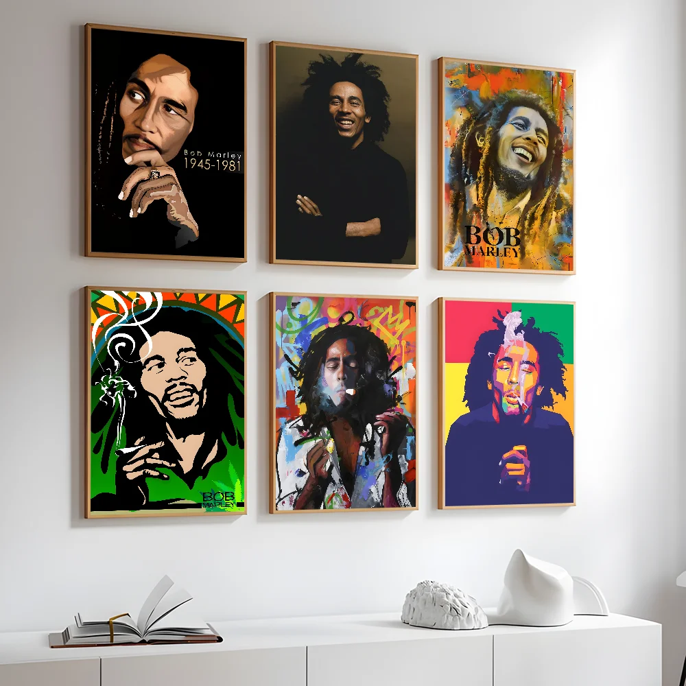 Настенный плакат Singer Abstract B-Bob M-Marley