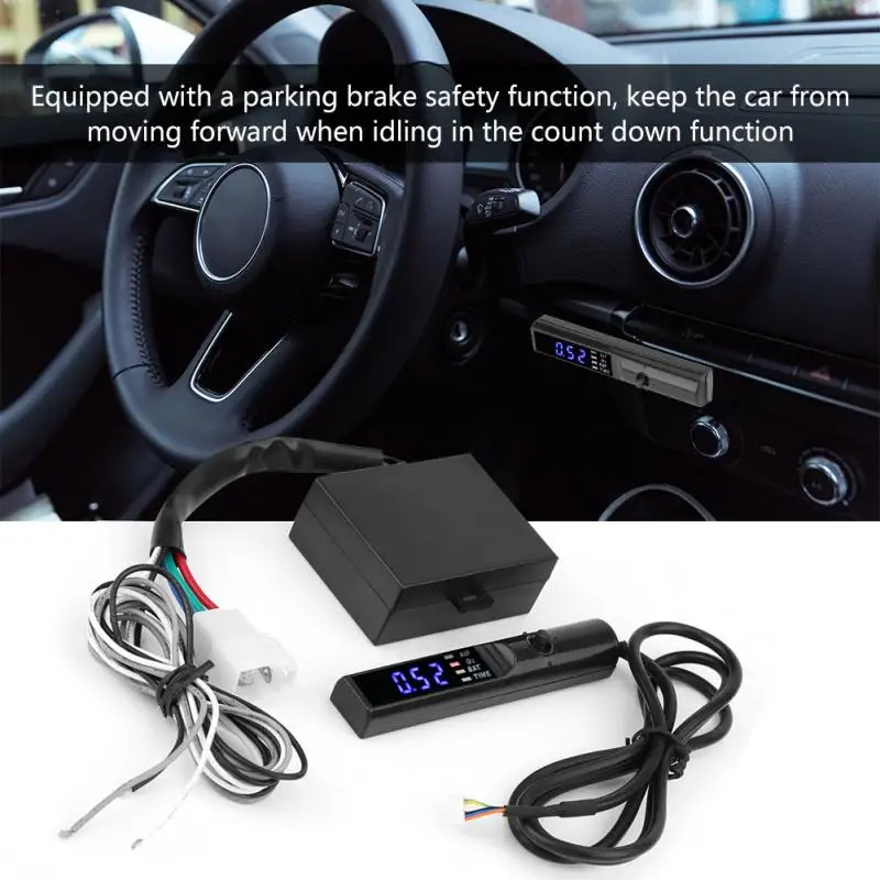 

Auto Modified Turbo Timer Device Digital LED Display Parking Time Retarder 12V Universal