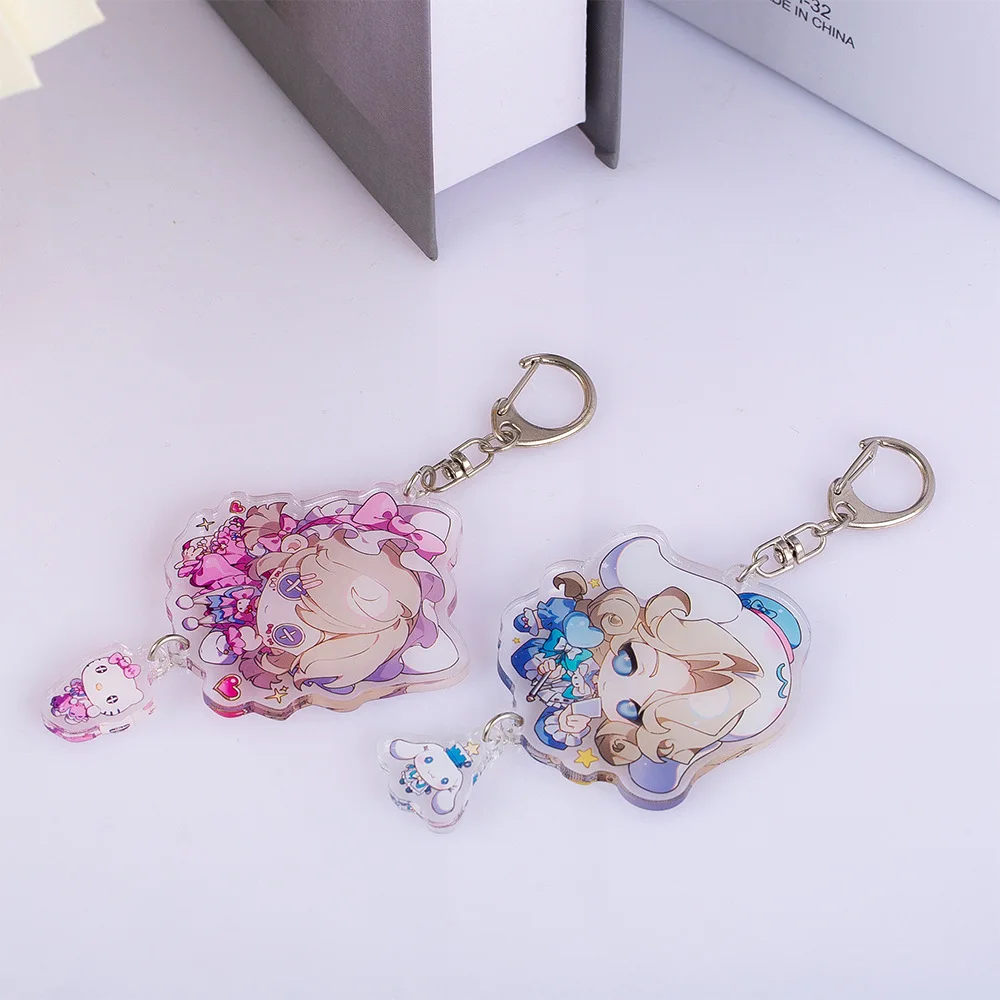 Акриловые брелки для косплея Эммы Вудса с фигурками аниме