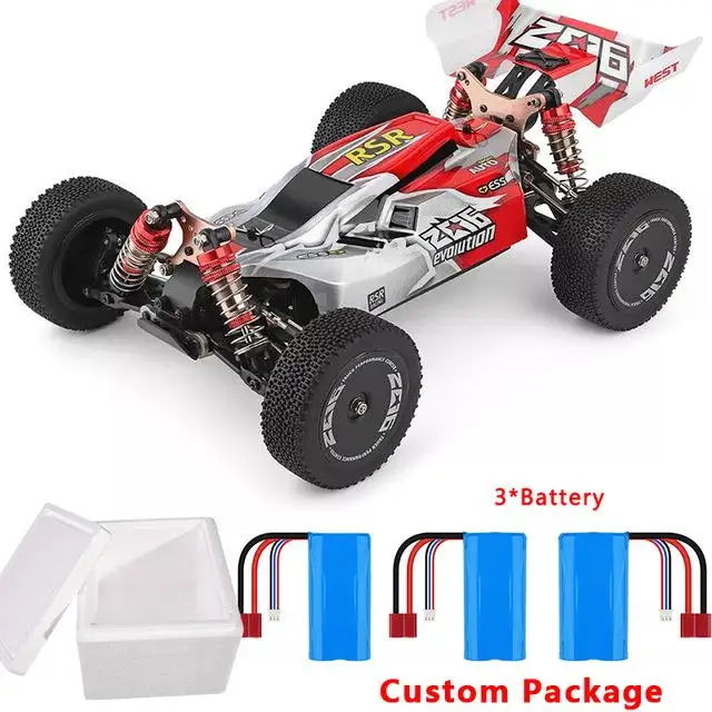 

Wltoys 144001 1/14 2.4G 4WD High Speed Racing RC Car Vehicle Models 60km/h Custom Package Wltoys Remote Control Car Toys