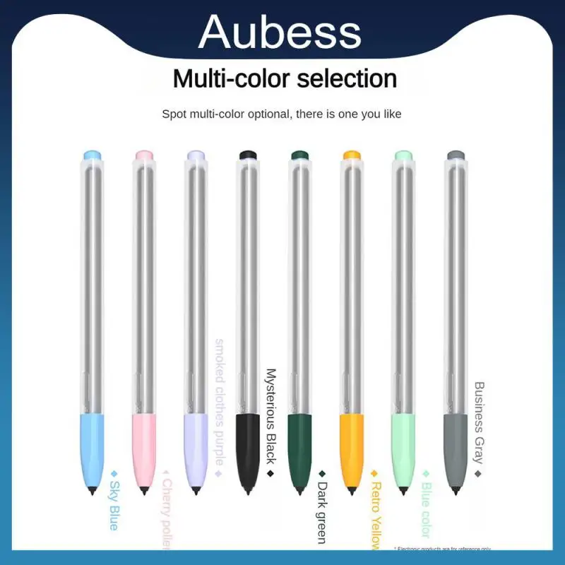 

Jelly Feeling Fresh Color Matching Pen Grip Magnetic Attraction Charging Pen Set Comfortable Grip Touch Pen Cover Stylus Solid