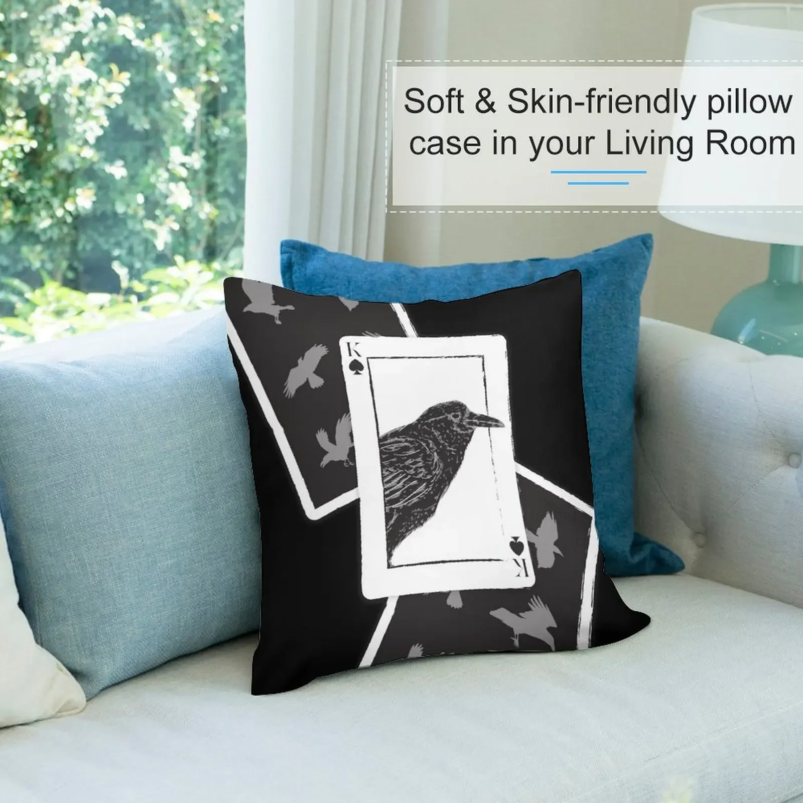 Kaz of Spades - шесть ворон декоративная подушка декоративные подушки для роскошного