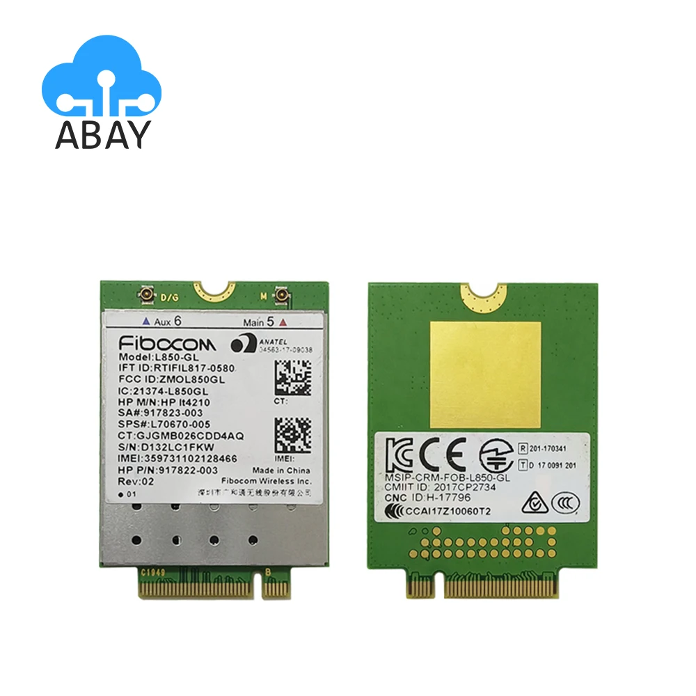 

Fibocom L850-GL M.2 Card 01AX792 4G LTE Wireless Module Lenovo ThinkPad X1 Carbon Gen6 X280 T580 T480s L480 X1 Yoga Gen 3 L580