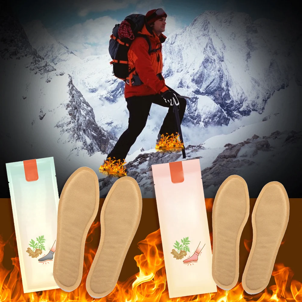 

1 пара зимние одноразовые Подогреваемые стельки 12 часов Самонагревающиеся Дышащие стельки для ног прочные Подогреваемые стельки для обуви ...